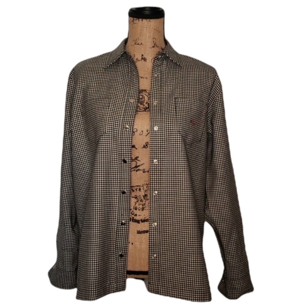 Ralph Lauren Women's Wool Longsleeve Button Down